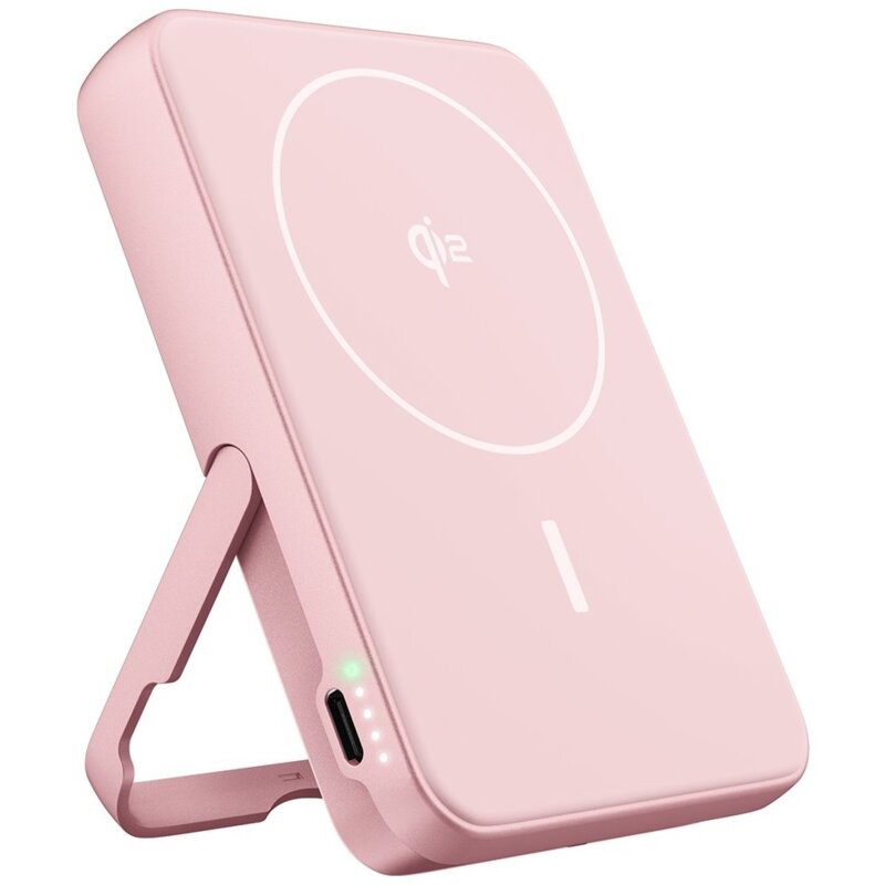 Powerbank FRESH N REBEL 10000 mAh 15W Qi2 Różowy
