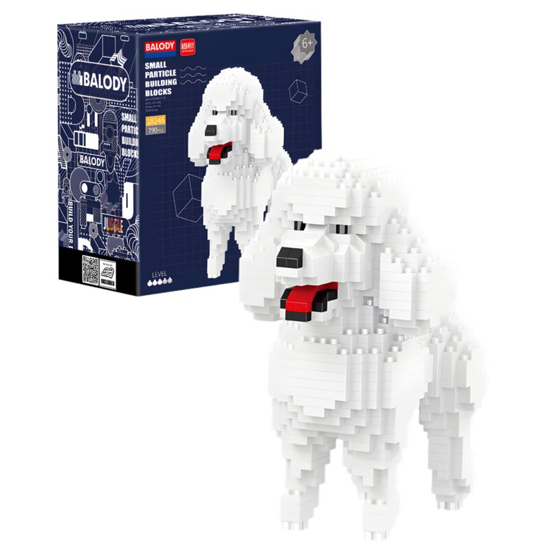 Klocki plastikowe QBI Pudel SA261446