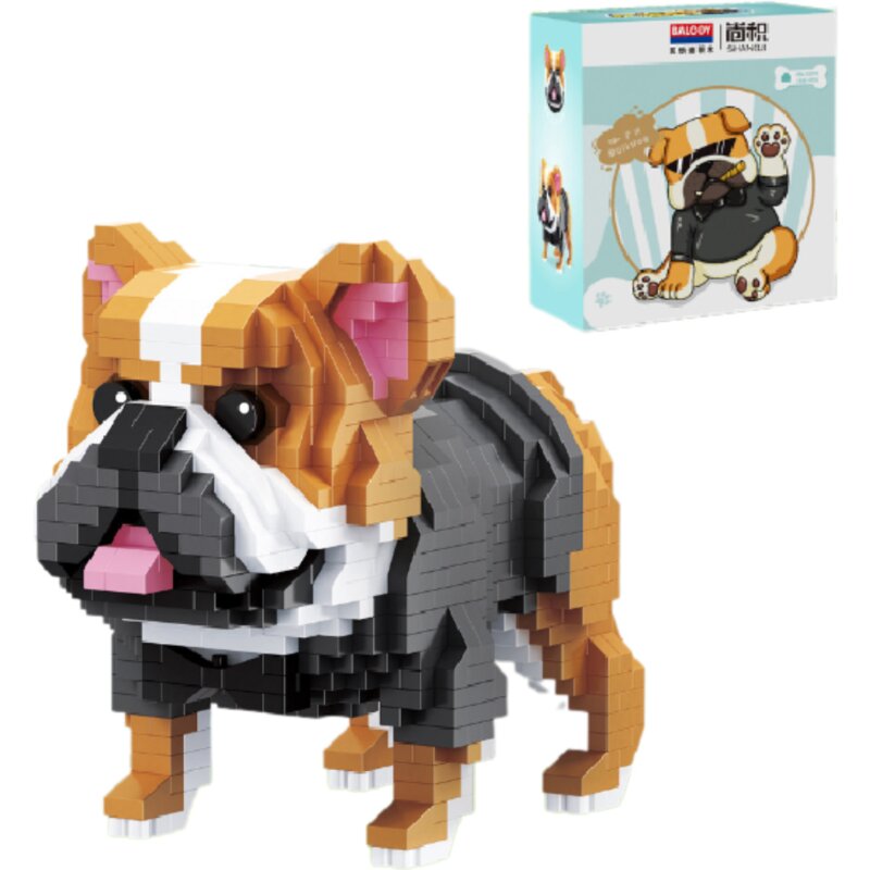Klocki plastikowe QBI British Bulldog SA241045