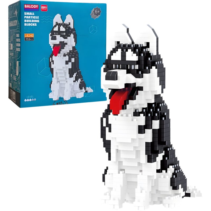 Klocki plastikowe QBI Husky Mały EPT861117