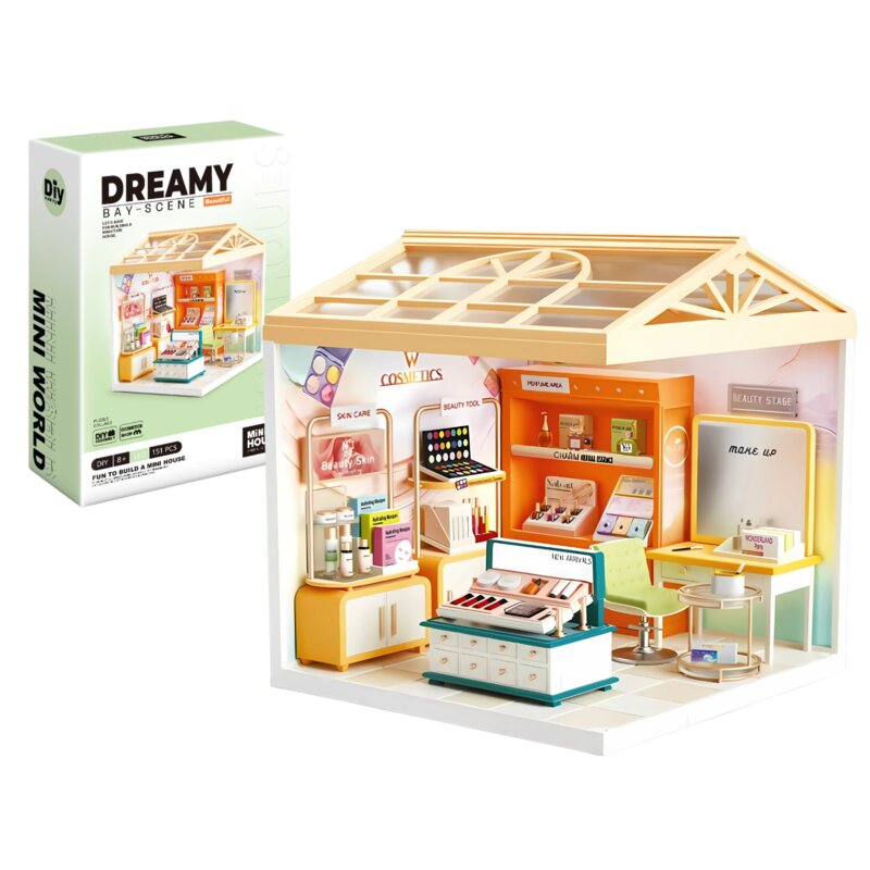 Zabawka QBI Miniaturowy Domek Salon piękności MU08003