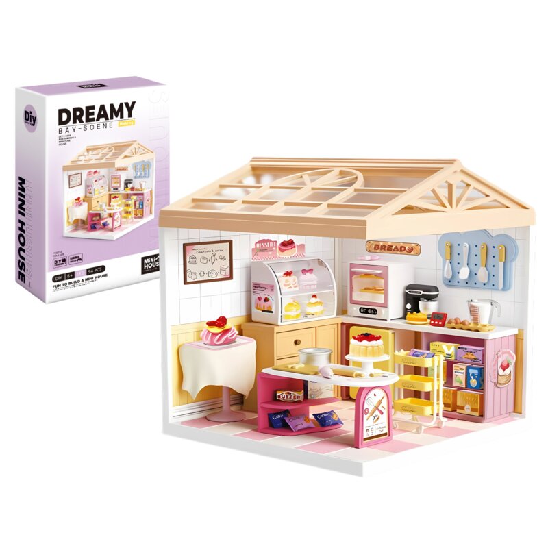 Zabawka QBI Miniaturowy Domek Cukiernia MU08008