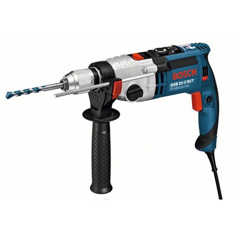 Wiertarka udarowa BOSCH Professional GSB 21-2 RCT sieciowa 1300W + osprzęt