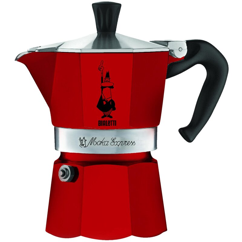 Kawiarka BIALETTI Moka Express 3 TZ Czerwony 130 ml