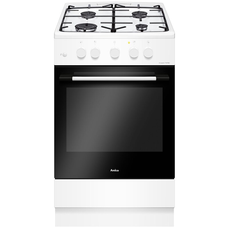 Kuchnia AMICA 522GG1.23ZOFP(W) EasyClean Przepisy na drzwiach