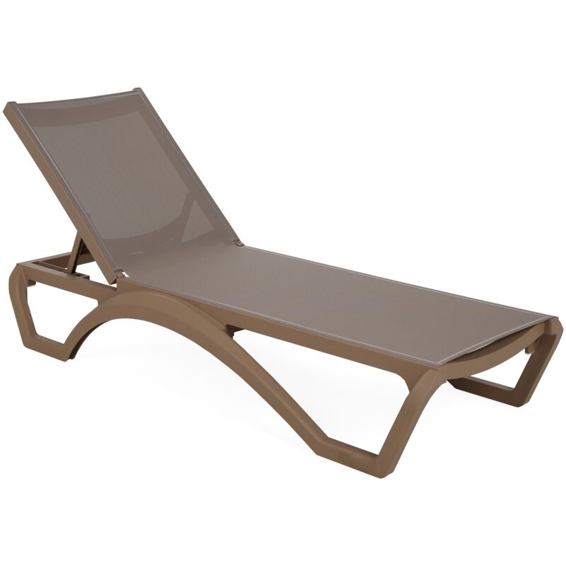 Leżak ogrodowy HOME & GARDEN Monako 302710 Brązowy