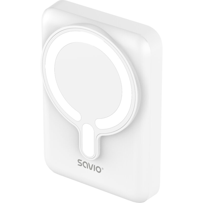 Savio Powerbank 10000 mah magnetyczny biały BA-13