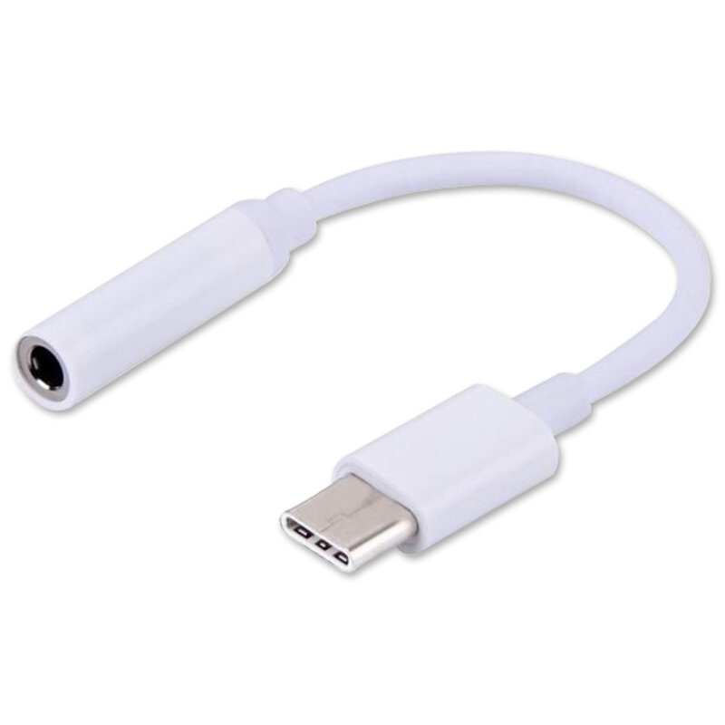 Savio AK-35 USB Typ 3.1 C - Jack 3,5mm Biały