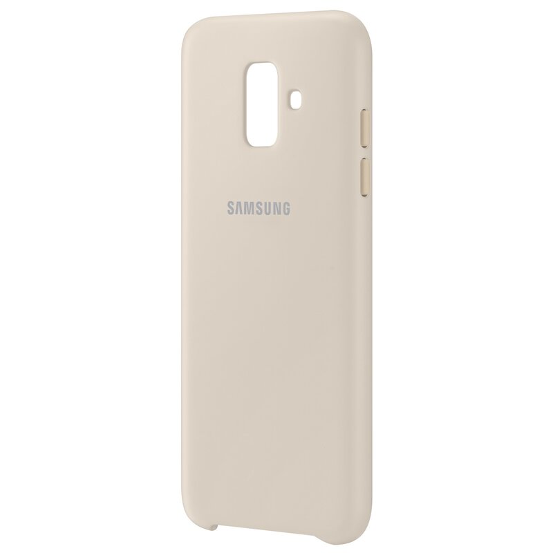 Etui SAMSUNG Dual Layer Cover do Samsung Galaxy A6 Plus 2018 Złoty