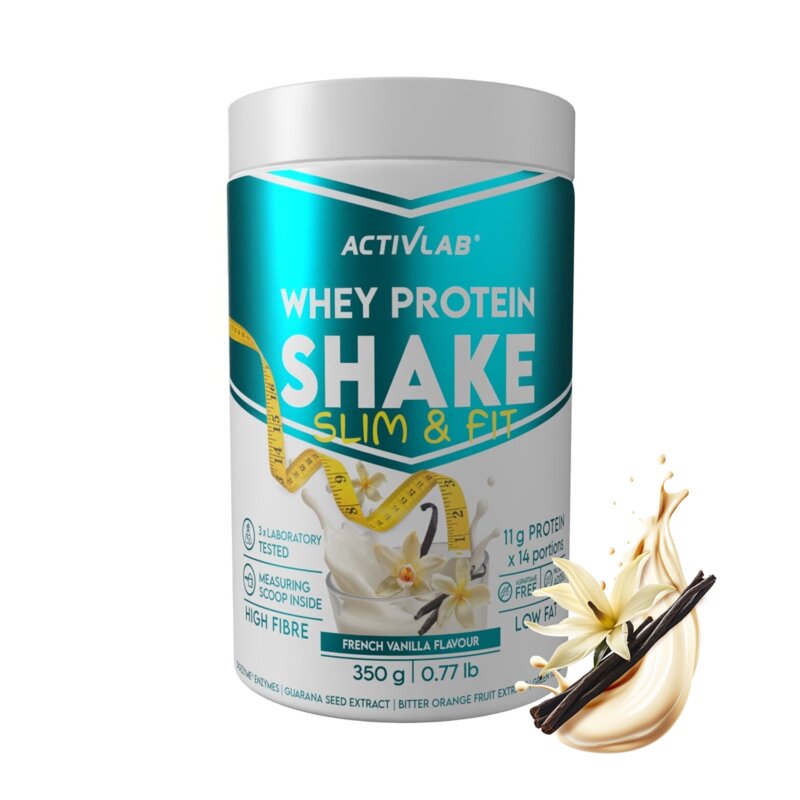 Odżywka białkowa ACTIVLAB Whey Protein Shake Slim & Fit Francuska Wanilia (350 g)