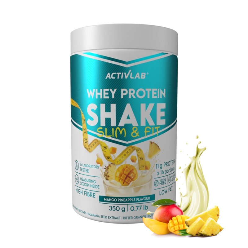 Odżywka białkowa ACTIVLAB Whey Protein Shake Slim & Fit Mango-ananas (350 g)