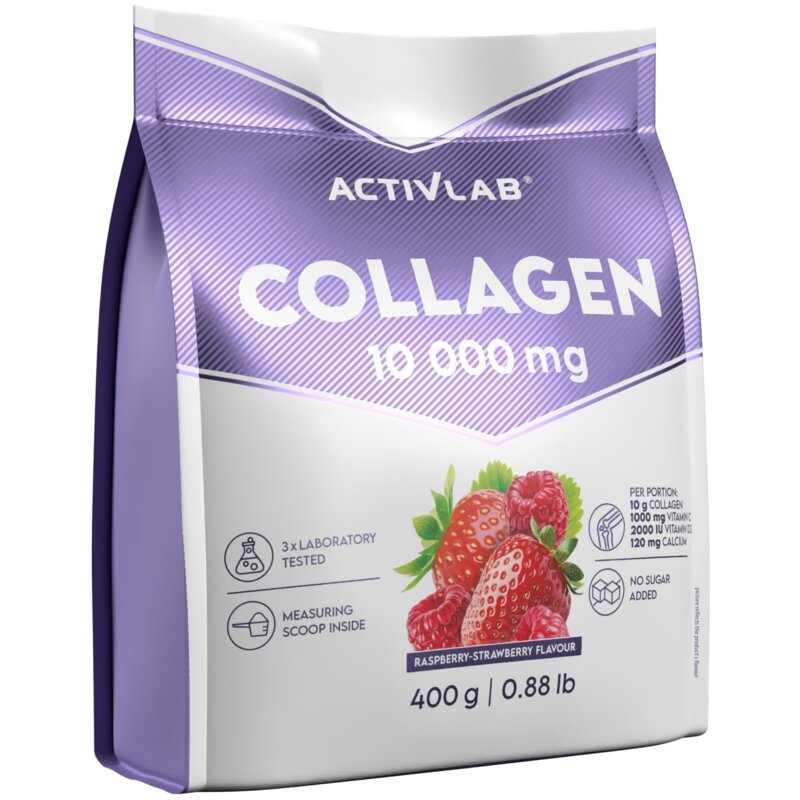 Kolagen ACTIVLAB Malinowo-truskawkowy (400 g)