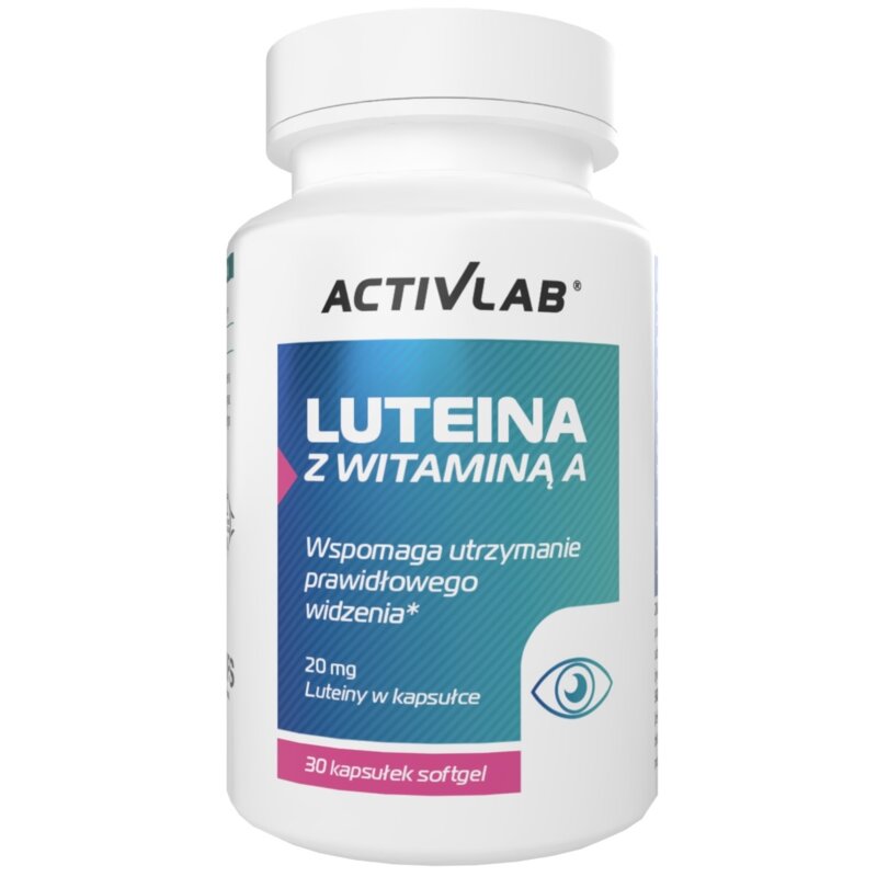 Suplement diety ACTIVLAB Luteina z witaminą A (30 kapsułek)