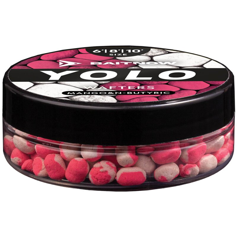 Przynęta Method Feeder BAITNOW Yolo Wafters White & Pink Mango & N-Butyric 6-8-10 mm (24 g)