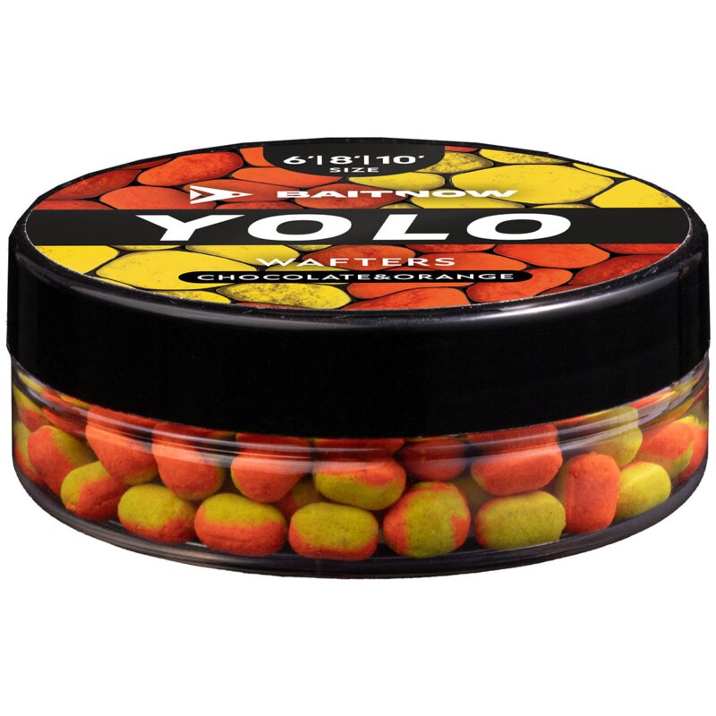 Przynęta Method Feeder BAITNOW Yolo Wafters Orange & Yellow 6-8-10 mm (24 g)