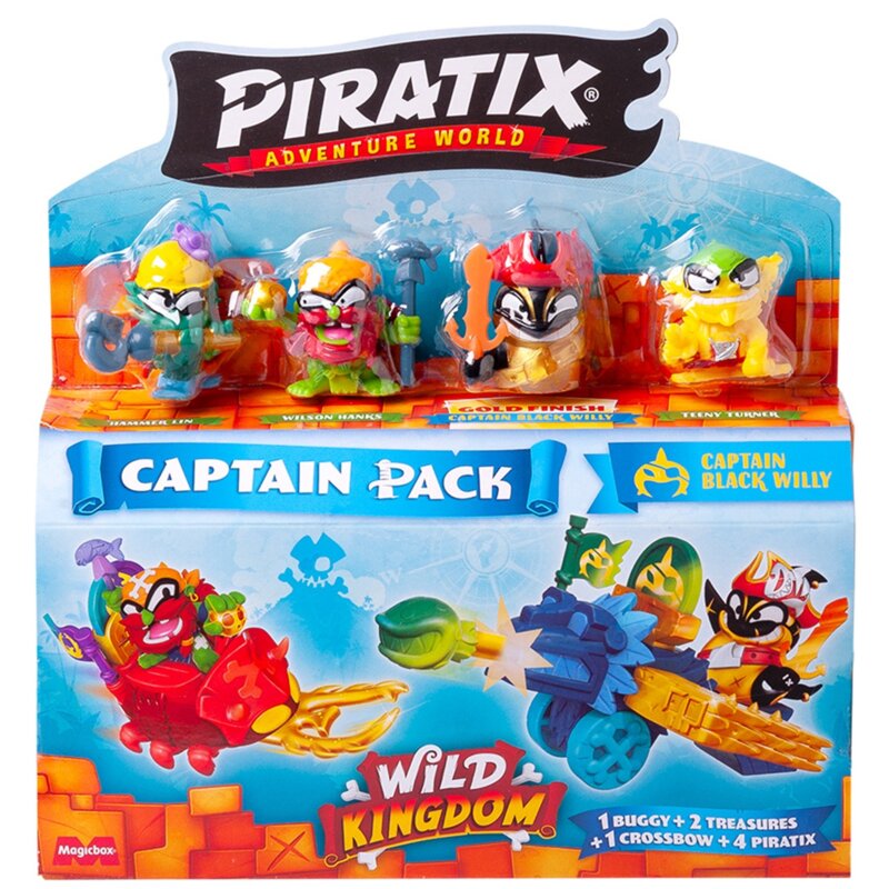Zestaw figurek PIRATIX Wild Kingdom Captain Pack PPX4B612IN00 (1 zestaw)