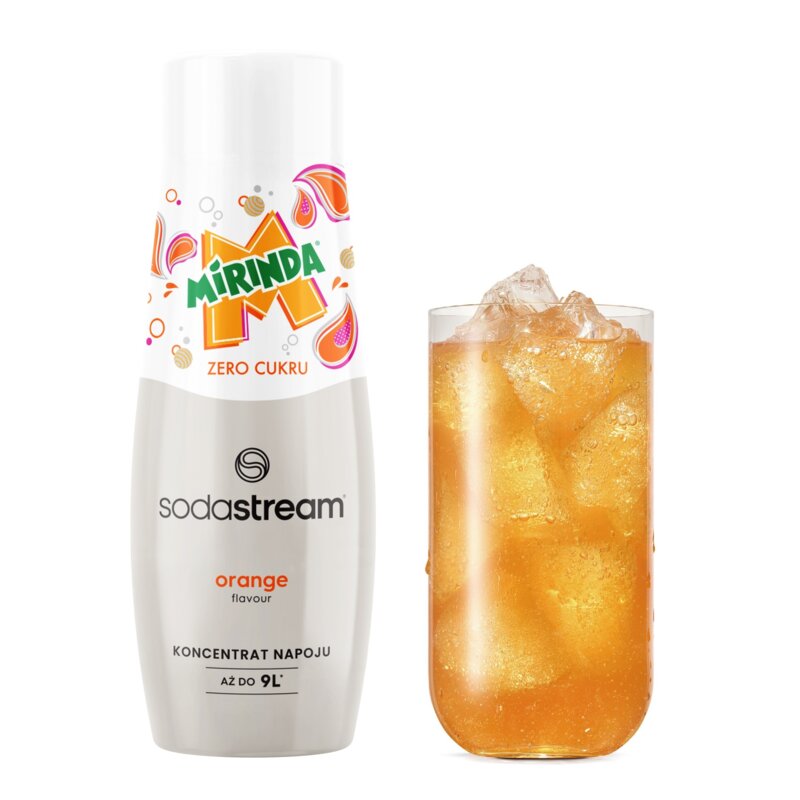 Syrop SODASTREAM Mirinda Orange bez cukru 440ml Wielokolorowy