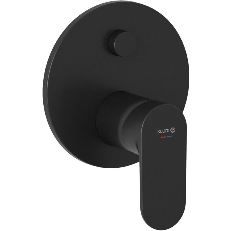 Bateria wannowa podtynkowa KLUDI X1 327593975 Czarny mat