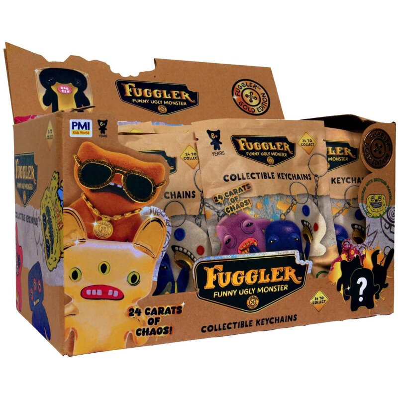 Brelok FUGGLER S3 Gold Editio Collectible Keychains (1 zestaw)