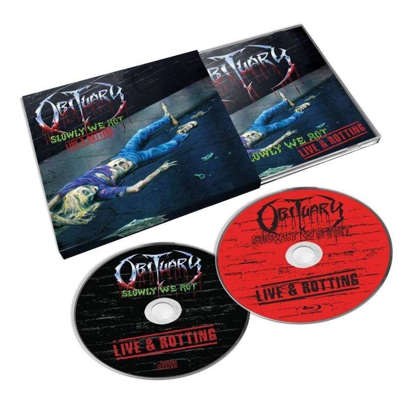 Obituary - Slowly We Rot Live And Rotting CDBLURAY