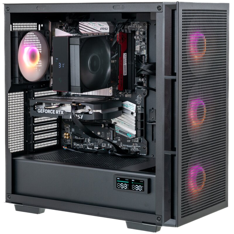 Komputer MAD DOG DEEPCOOL-A32DR16 R7-5700 16GB RAM 1TB SSD GeForce RTX5060 DLSS 4.5 Wi-Fi
