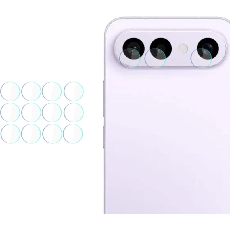 Szkło hybrydowe na obiektyw 3MK Hardy Fusion Lens Protection do Vivo X300 FE (4 szt.)