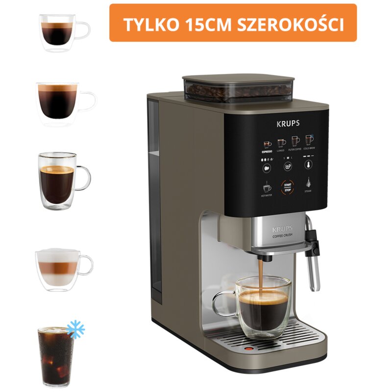 Krups Coffee Crush SA403 Kawa mrożona  Szerokość 15cm