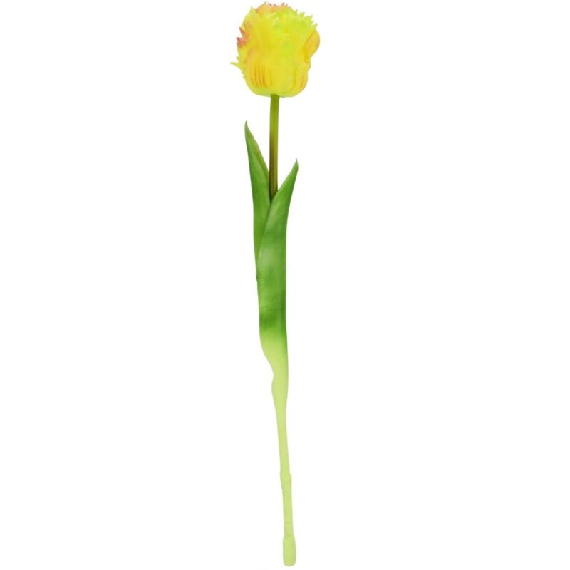 Sztuczny kwiat SASKA GARDEN Tulipan Ciemnożółty