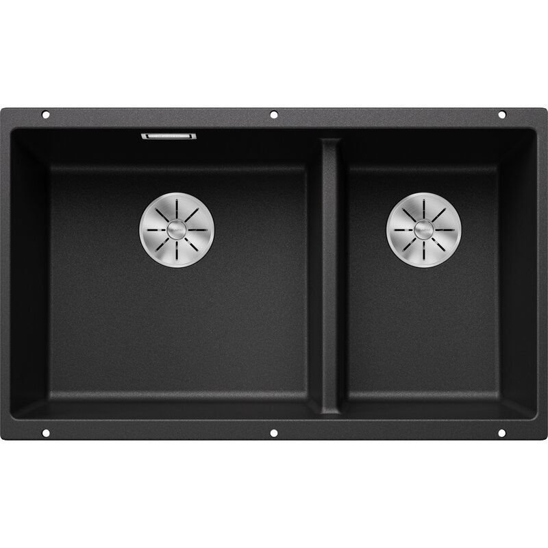 Blanco SUBLINE 430/270-U 523151 Komora z lewej strony Granitowy Antracyt
