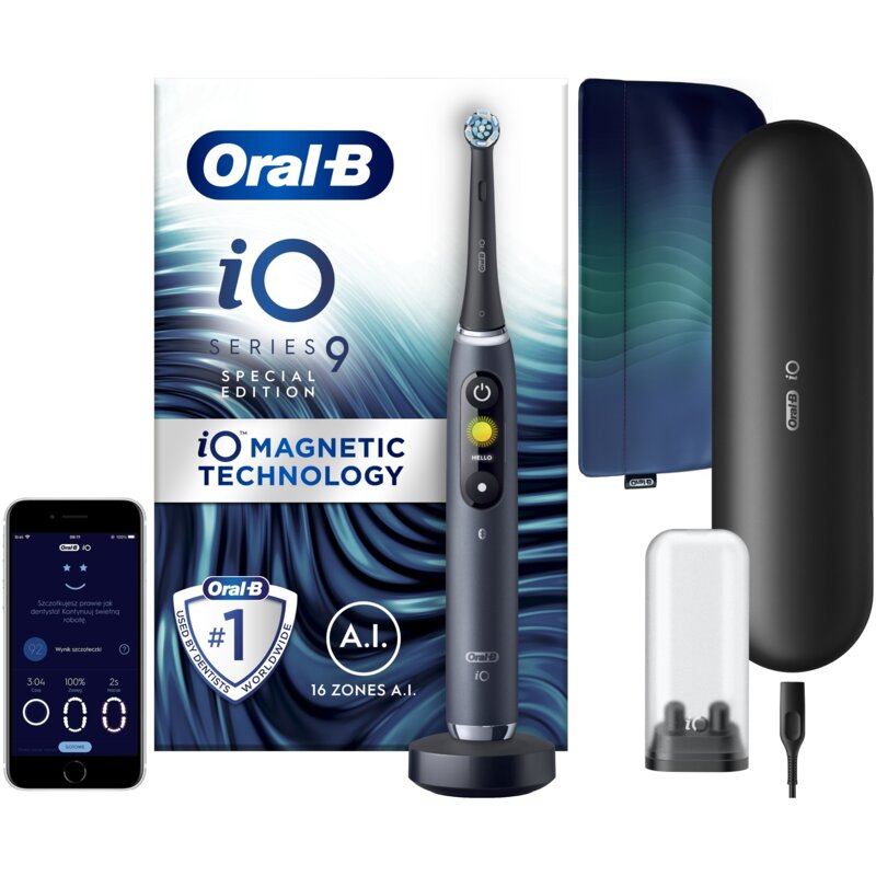 Szczoteczka magnetyczna ORAL-B iO 9 Edycja Specjalna Czarny