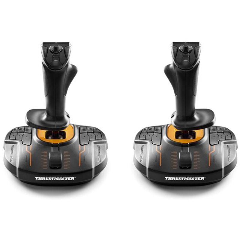 Kontroler THRUSTMASTER T16000M Space Sim Czarno-pomarańczowy (PC)
