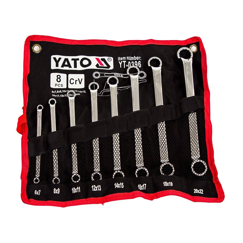 Klucze oczkowe YATO YT-0396 (8 elementów)