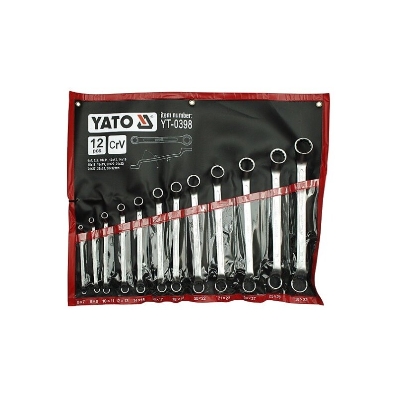 Zestaw kluczy YATO YT-0398 6 - 32 mm (12 elementów)