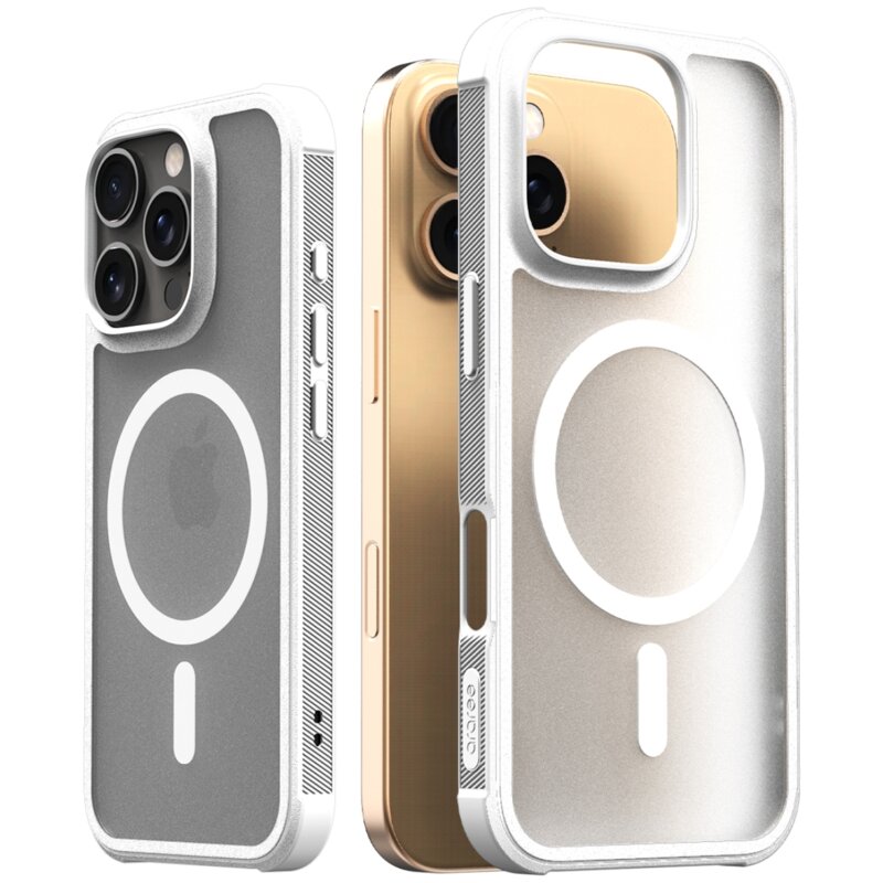 Etui ARAREE Duple M Armor MagSafe do Apple iPhone 16 Pro Max Biały