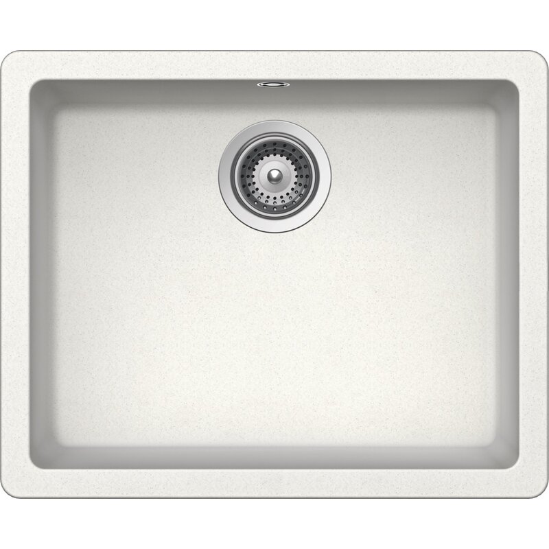 Zlewozmywak jednokomorowy SCHOCK Quadro N-100 Alpina 43x55