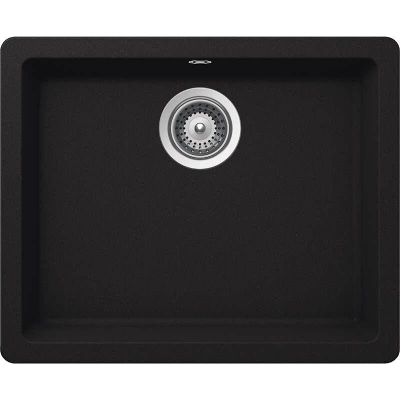 Zlewozmywak jednokomorowy SCHOCK Quadro N-100 Onyx 43x55