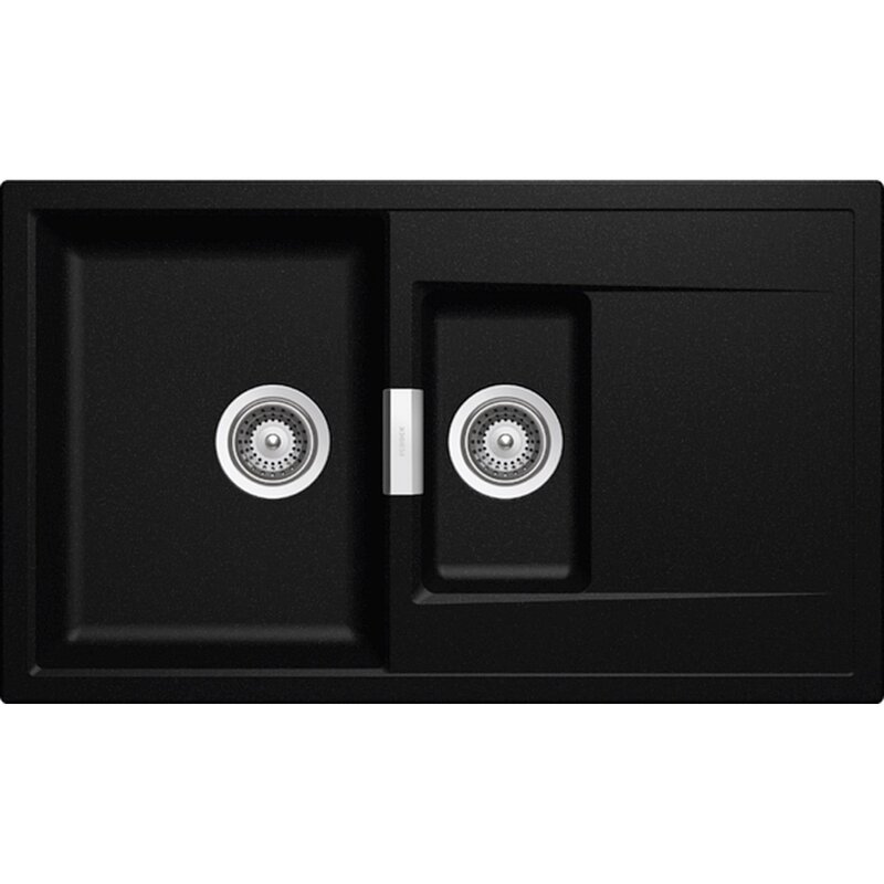 Zlewozmywak półtorakomorowy z ociekaczem SCHOCK Mono D-150 Magma 51x86