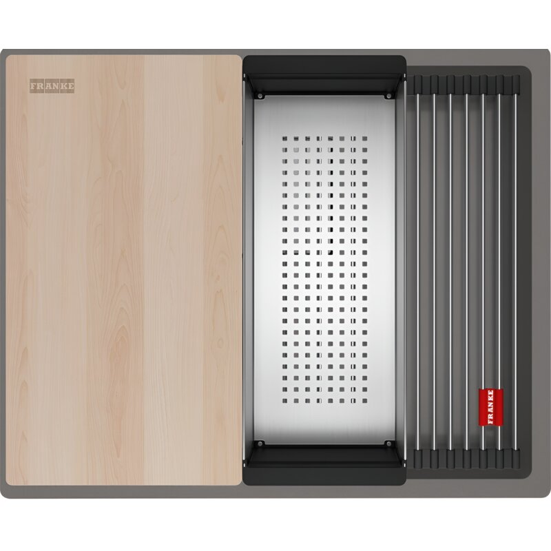 Franke Kanon KNG PRO 110-52 Granitowy Kamienny szary