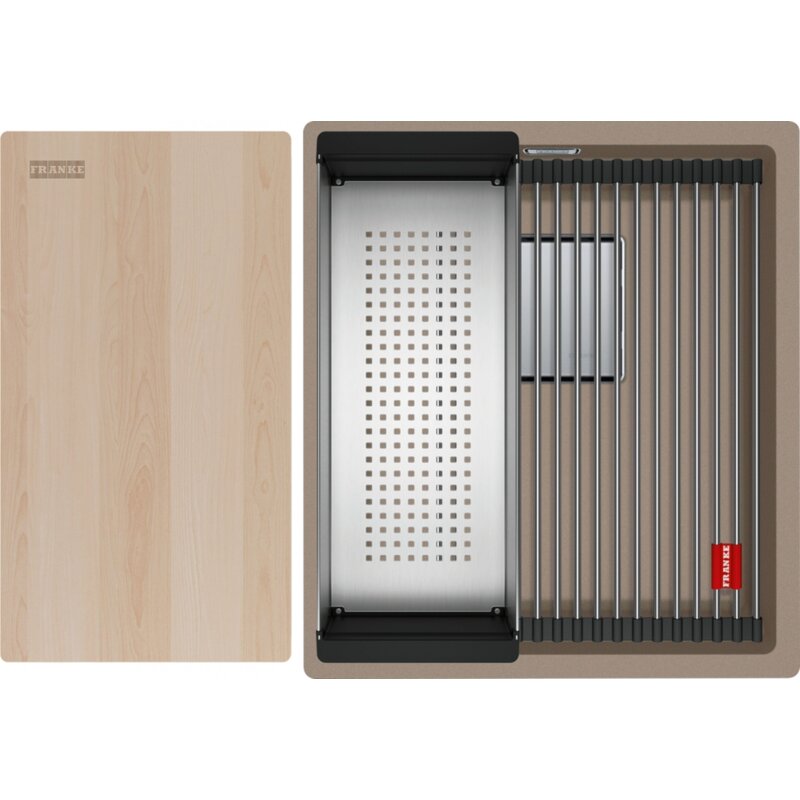 Zlewozmywak jednokomorowy FRANKE Kanon KNG Pro 110-37 125.0749.647 Cappuccino 41x46