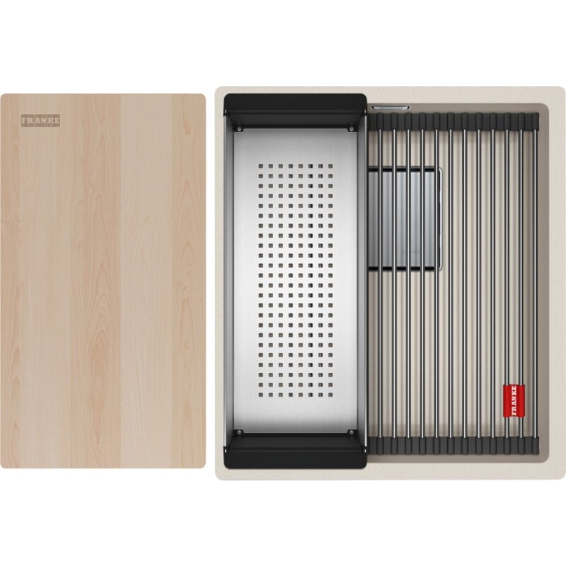 Zlewozmywak jednokomorowy FRANKE Kanon KNG Pro 110-37 125.0749.646 Orzechowy 41x46
