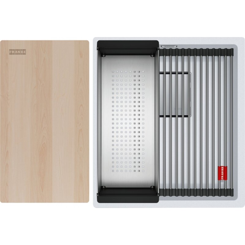 Zlewozmywak jednokomorowy FRANKE Kanon KNG Pro 110-52 125.0749.655 Biały polarny 46x56