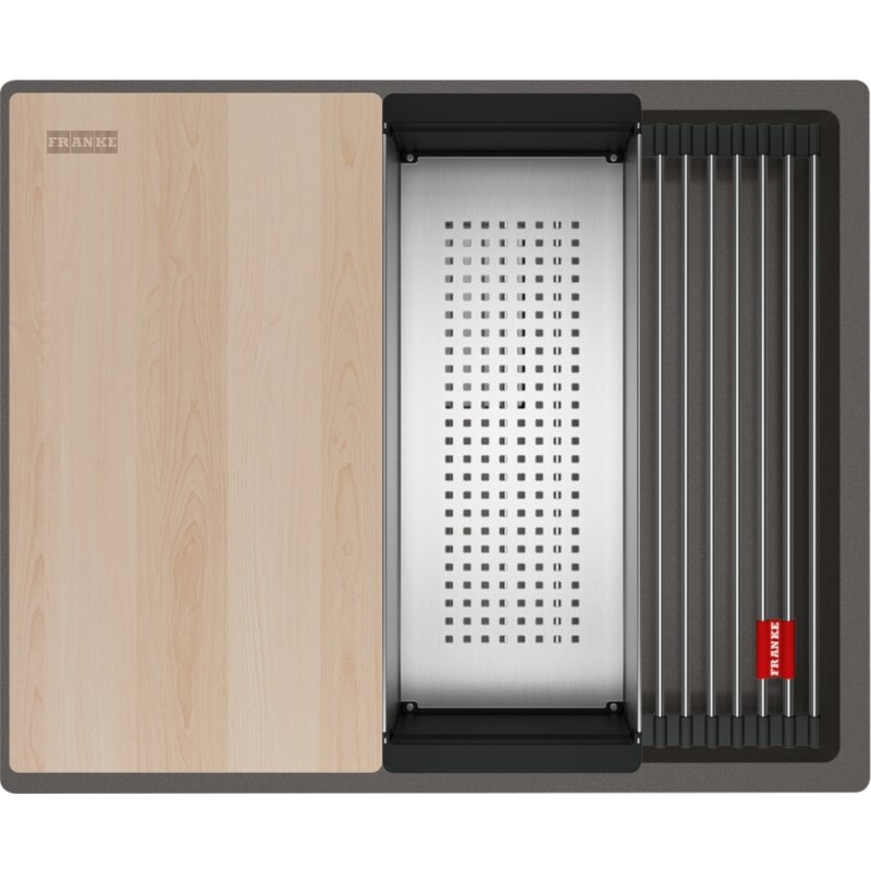 Zlewozmywak jednokomorowy FRANKE Kanon KNG PRO 110-52 125.0749.663 Łupkowy szary 46x56