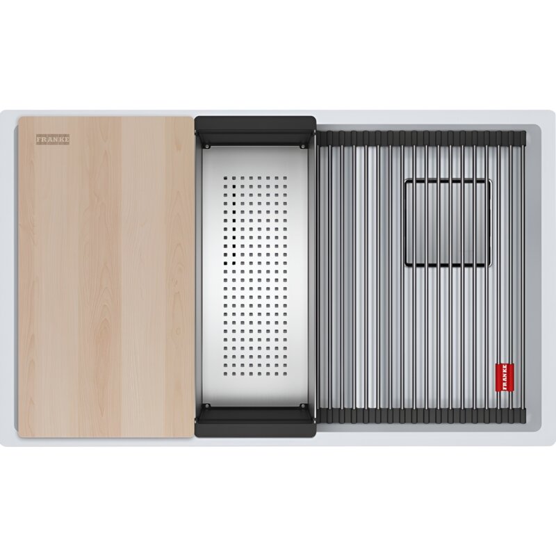 Franke Kanon KNG PRO 160-46-21 Granitowy Biały polarny