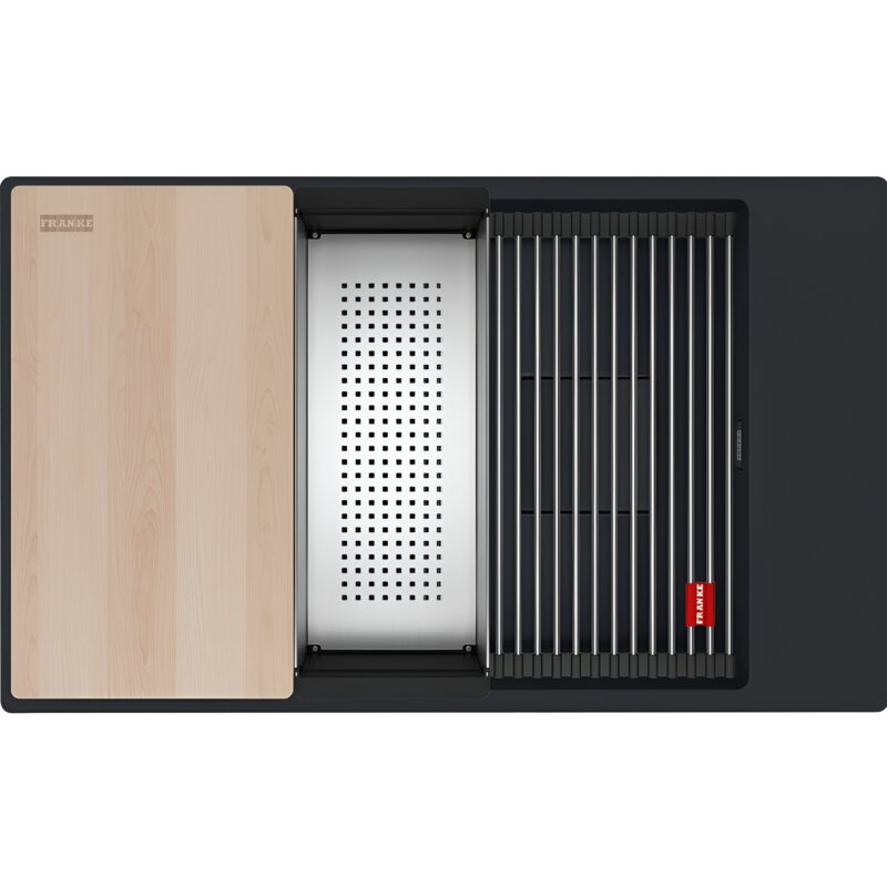 Franke Kanon KNG PRO 110-62 Granitowy Czarny mat