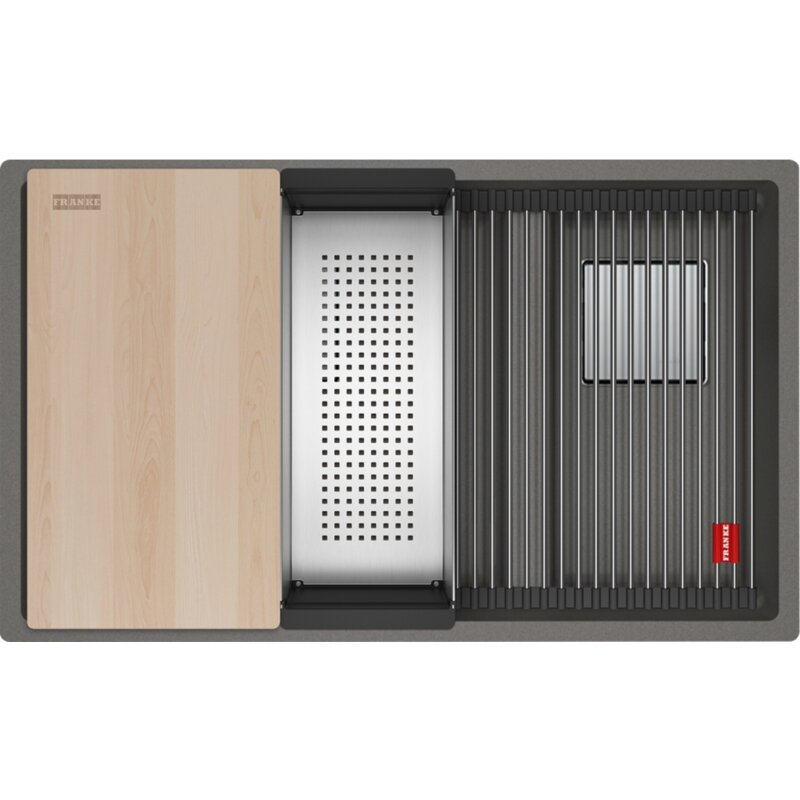 Franke Kanon KNG PRO 160-46-21 Granitowy Kamienny szary