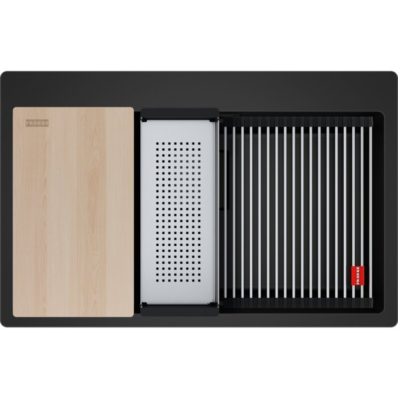 Franke Kanon KNG PRO 610-73 FTL Granitowy Czarny mat