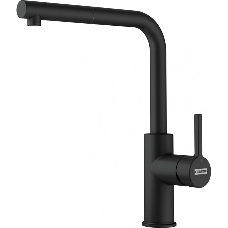 Bateria kuchenna stojąca FRANKE Urban 2.0 L Pull Out z wyciąganą wylewką Czarny mat 115.0755.387