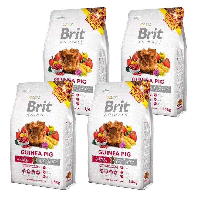 Karma dla gryzoni BRIT Animals Complete Guinea 4 x 1.5 kg