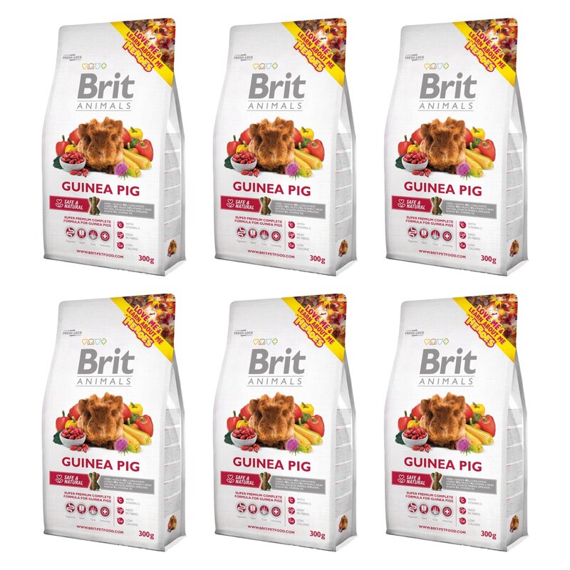 Karma dla gryzoni BRIT Animals Complete Guinea 6 x 300 g