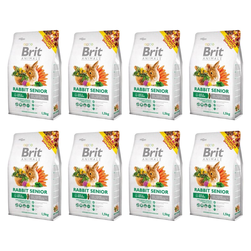Karma dla gryzoni BRIT Rabbit Senior Complete 8 x 1.5 kg